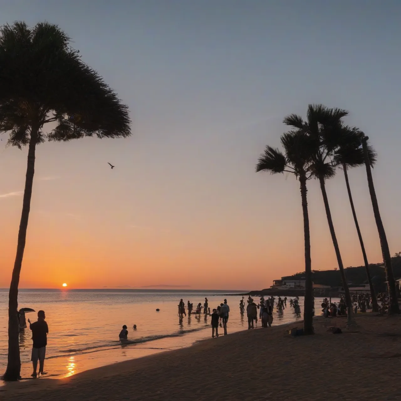 Hoàng hôn trên biển Sunset Sanato